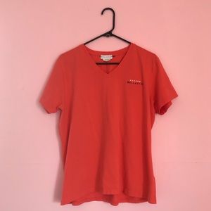Bellagio Logo Brand XL Tee Hot Orange Rare T-Shirt